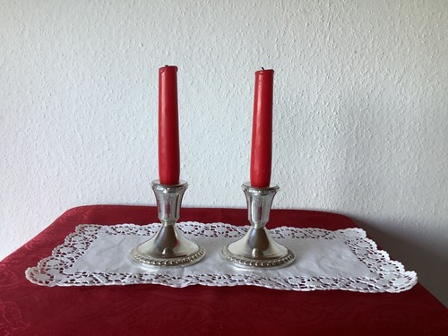Ein paar flammig leuchter - paar,