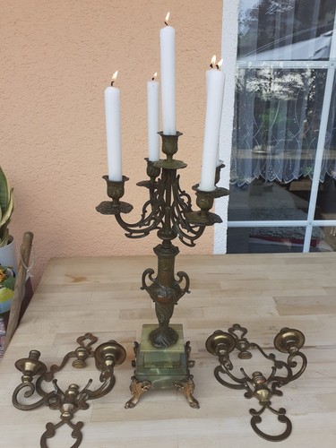 Kandelaber konvolut bronze - kandelaber,