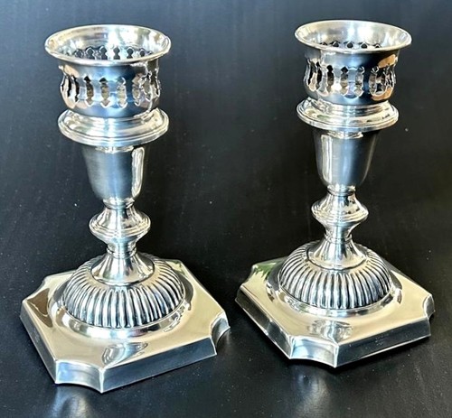 Elegantes kerzenleuchter paar - kerzenleuchter,